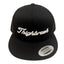 THIGHBRUSH® GOLF - FORE-PLAY - Flat Bill Trucker Snapback Hat - Black