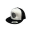 THIGHBRUSH® BEARD RIDING COMPANY - Trucker Snapback Hat - White and Black - Flat Bill