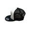 THIGHBRUSH® BEARD RIDING COMPANY - Trucker Snapback Hat - White and Black - Flat Bill