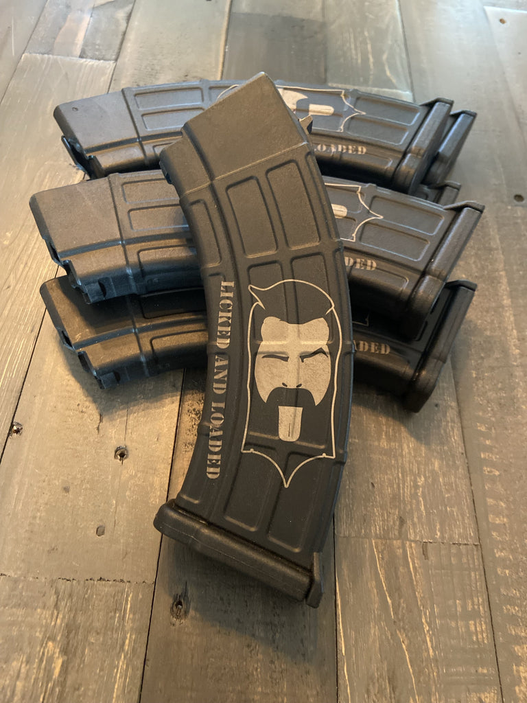 THIGHBRUSH® TACTICAL - “Licked and Loaded” - Custom 30 Round Magazine - AK47