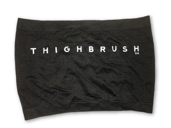 THIGHBRUSH® - Women's Bandeau Top - Black with Silver - thighbrush