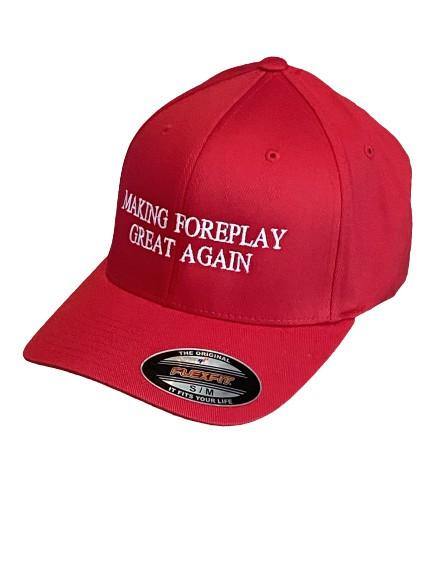 THIGHBRUSH® - "Making Foreplay Great Again" - FlexFit Hat - Red