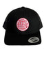 THIGHBRUSH® BEARD RIDING COMPANY - Trucker Snapback Hat - Black - Pink