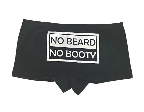 THIGHBRUSH® "NO BEARD, NO BOOTY" - Women's Underwear - Booty Shorts