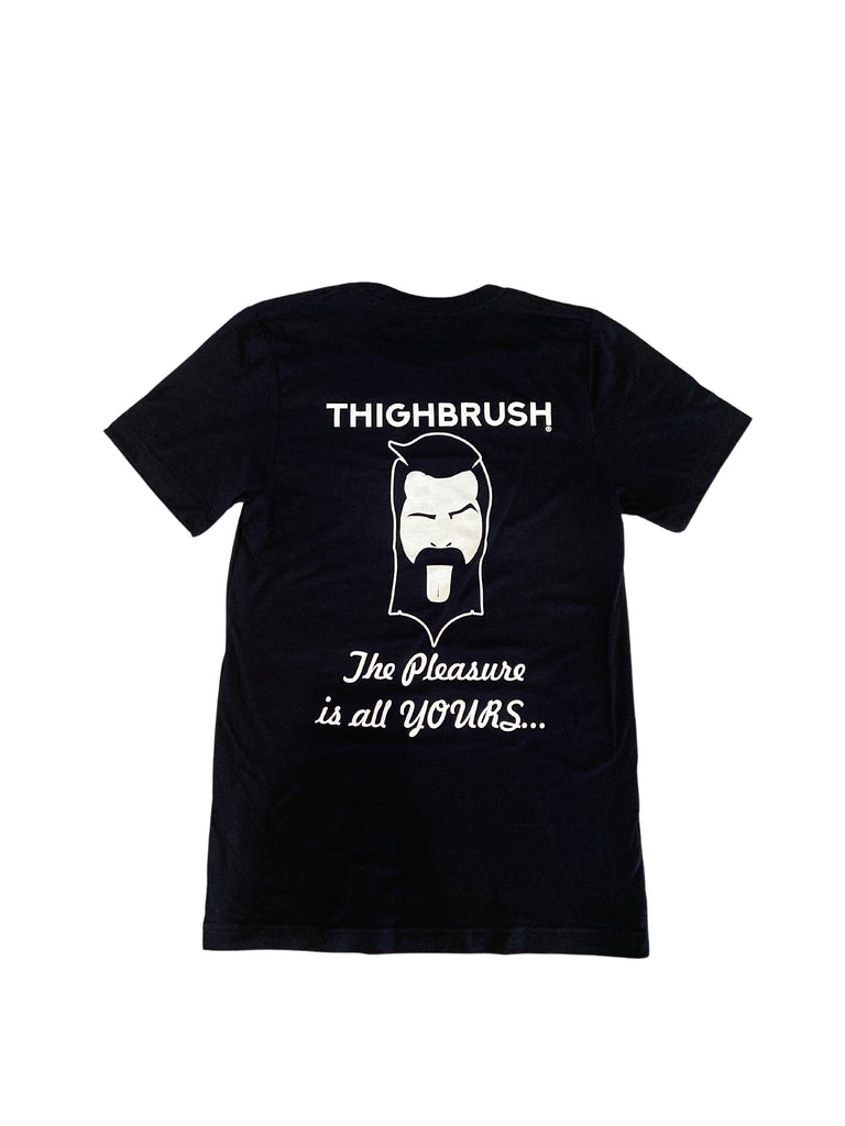 THIGHBRUSH® - "The Pleasure is All YOURS" - Men's T-Shirt - Black