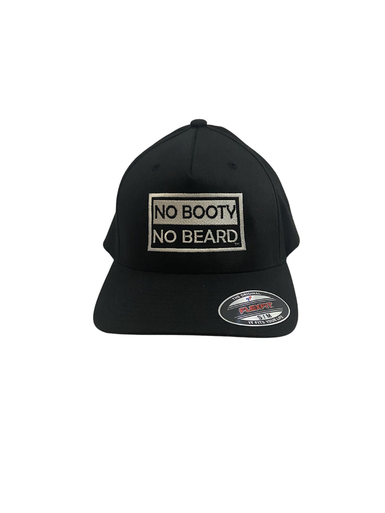 THIGHBRUSH® "NO BOOTY NO BEARD" - FlexFit Hat - Black