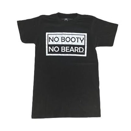 THIGHBRUSH® "NO BOOTY NO BEARD" T-Shirt in Black
