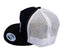 THIGHBRUSH® - TICKLED PINK - Trucker Snapback Hat - Black and White - Flat Bill