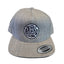 THIGHBRUSH® BEARD RIDING COMPANY - Wool Blend Snapback Hat - Heather Grey - Flat Bill