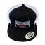THIGHBRUSH® - TICKLED PINK - Trucker Snapback Hat - Black and White - Flat Bill