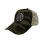 THIGHBRUSH® BEARD RIDING COMPANY - Criss-Cross Ponytail Trucker Snapback Hat - Camo