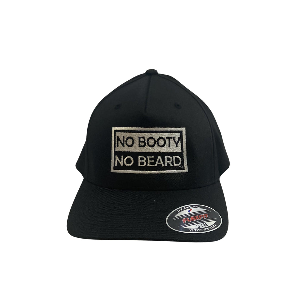 THIGHBRUSH® "NO BOOTY NO BEARD" - FlexFit Hat - Black