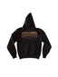 THIGHBRUSH® APPAREL - "EN FUEGO" - Unisex Hooded Sweatshirt - Black