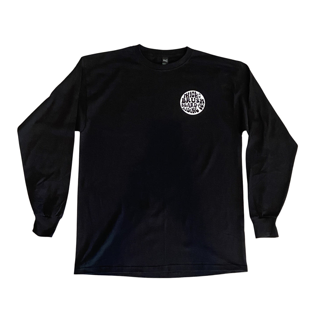 THIGHBRUSH® BEARD RIDING COMPANY - Unisex Long Sleeve T-Shirt - Black