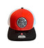 THIGHBRUSH® BEARD RIDING COMPANY - Trucker Snapback Hat - Orange/Black/White