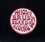 THIGHBRUSH® BEARD RIDING COMPANY Beanies - Black with Pink