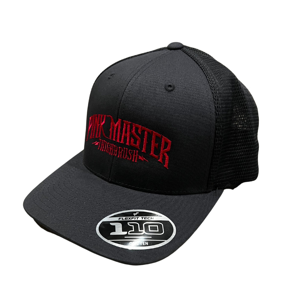 THIGHBRUSH® - PINK MASTER - Trucker Snapback Hat - Charcoal and Pink 