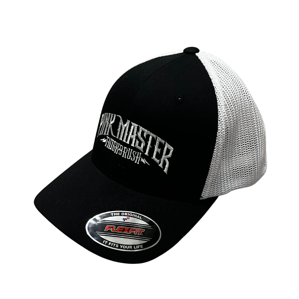THIGHBRUSH® - PINK MASTER - Flex Fit Trucker Hat - Black and White 