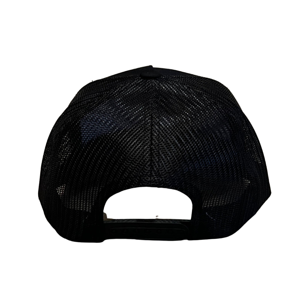 THIGHBRUSH® APPAREL COMPANY - Snapback Hat with Leather Patch - Black