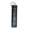 THIGHBRUSH® - Woven Fabric Keychain - Black and White