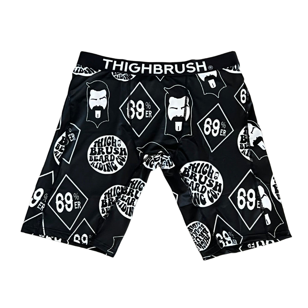 THIGHBRUSH® - LOGO BLAST - Men's Underwear - Black
