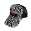 THIGHBRUSH® - TICKLED PINK - Trucker Snapback or Ponytail Hat - Zebra