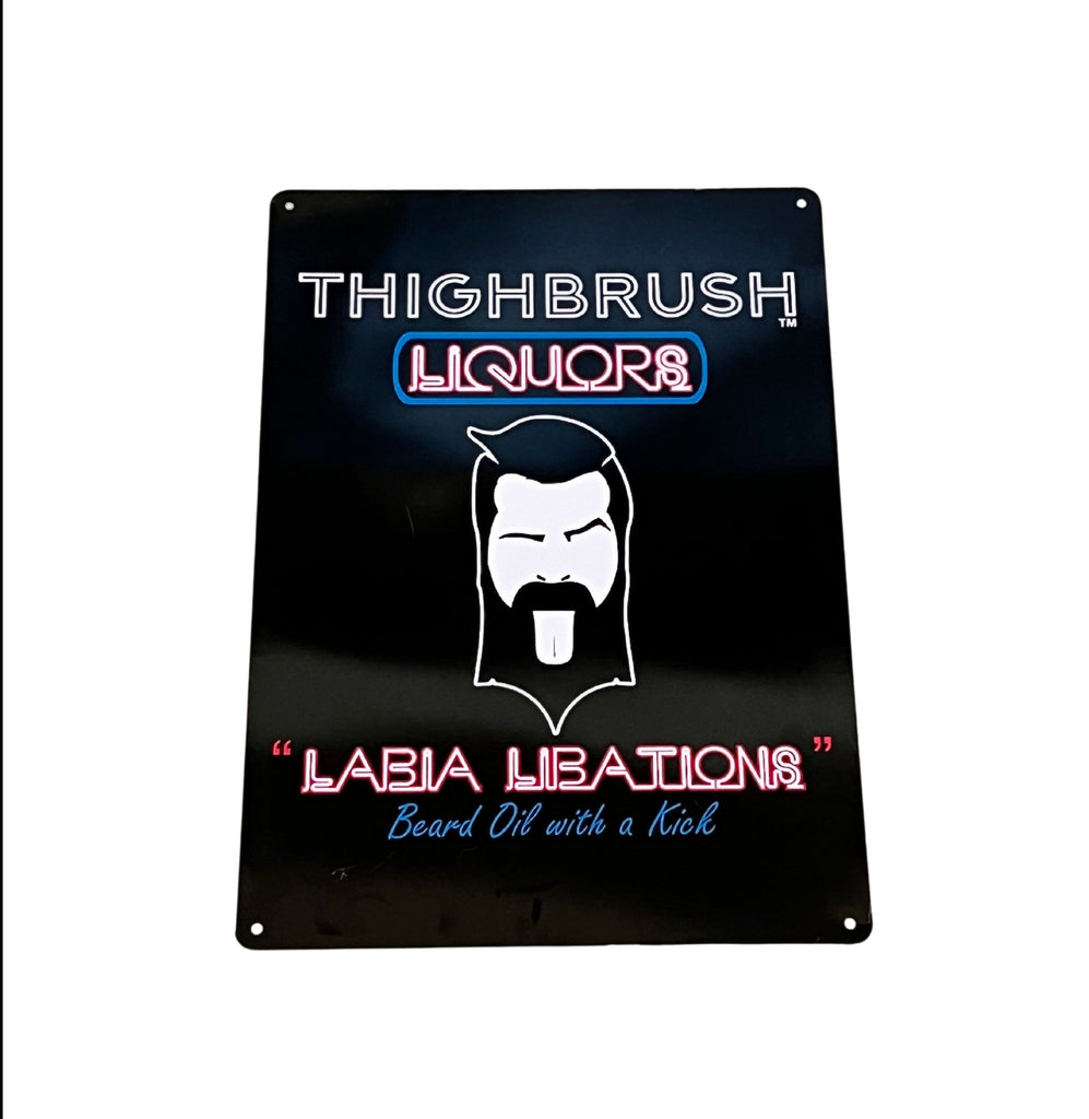 THIGHBRUSH® LIQUORS - Metal Garage Sign Media 2 of 2