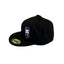 THIGHBRUSH® FACE LOGO - Flat Bill FlexFit Hat - Black