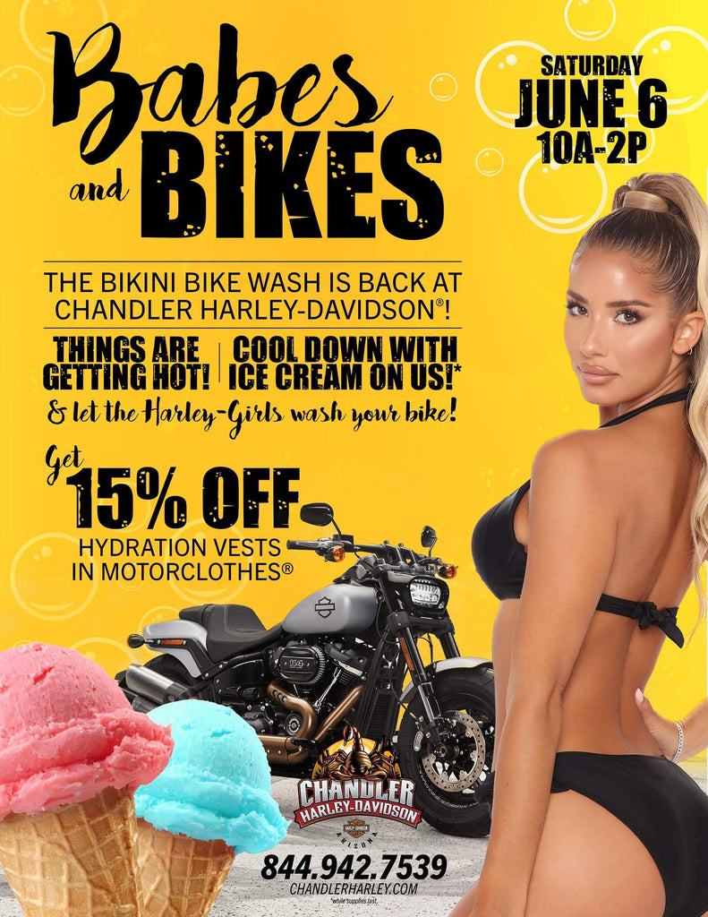 Babes and Bikes - Chandler Harley Davidson - June 6, 2020 - 10:00 am - 2:00 pm - THIGHBRUSH®