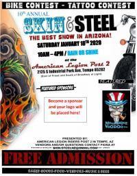 10th Annual Skin and Steel Show - January 18th, 2020 - Tempe, AZ - THIGHBRUSH®