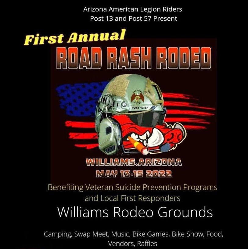 THIGHBRUSH® will be a Vendor - First Annual Road Rash Rodeo - Williams, AZ - May 13-15, 2022