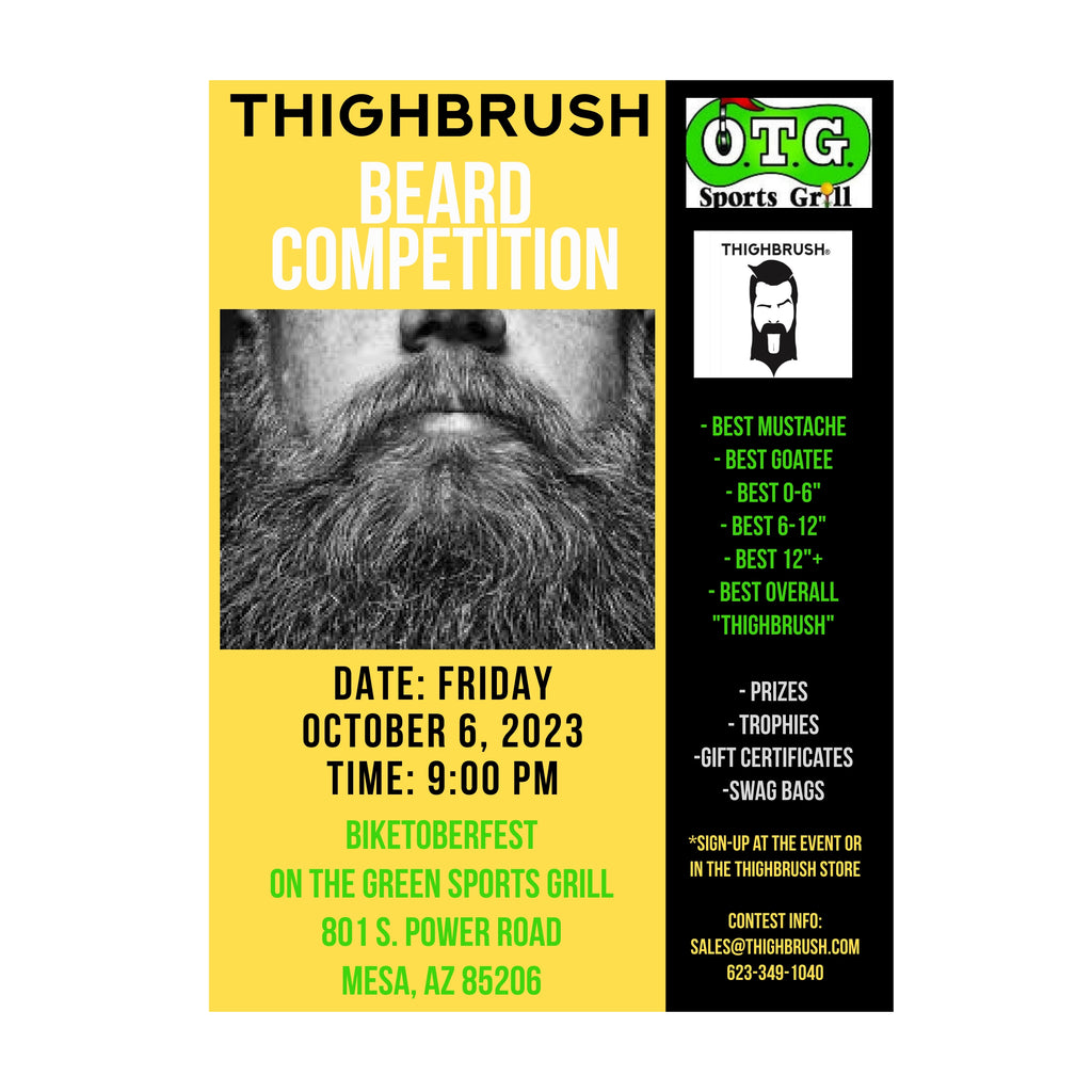 THIGHBRUSH BEARD COMPETITION - BIKETOBERFEST - OTG SPORTS GRILL - 10-6-2023