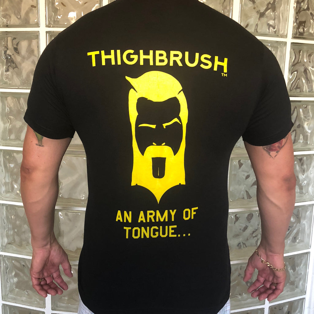THIGHBRUSH TACTICAL MEN'S T-SHIRT "AN ARMY OF TONGUE...."