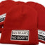 THIGHBRUSH® "NO BEARD NO BOOTY" Cuffed Beanies - Now in Red!!