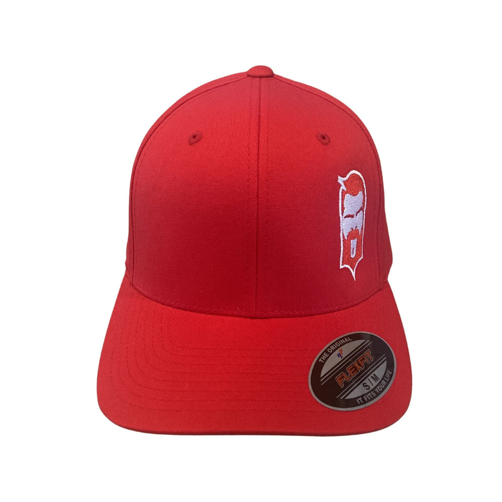 Brand New Drop!! THIGHBRUSH® FlexFit Hat in Red with White/Logo Print