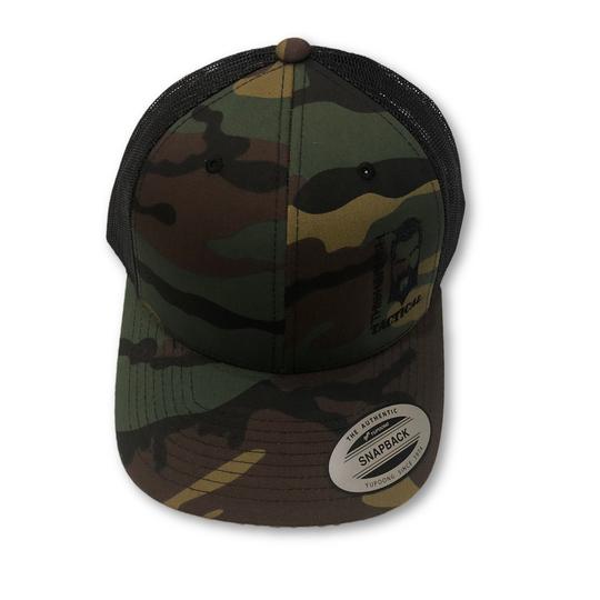 THIGHBRUSH® TACTICAL SnapBack Hat in Dark Camo is Now Back in Stock!
