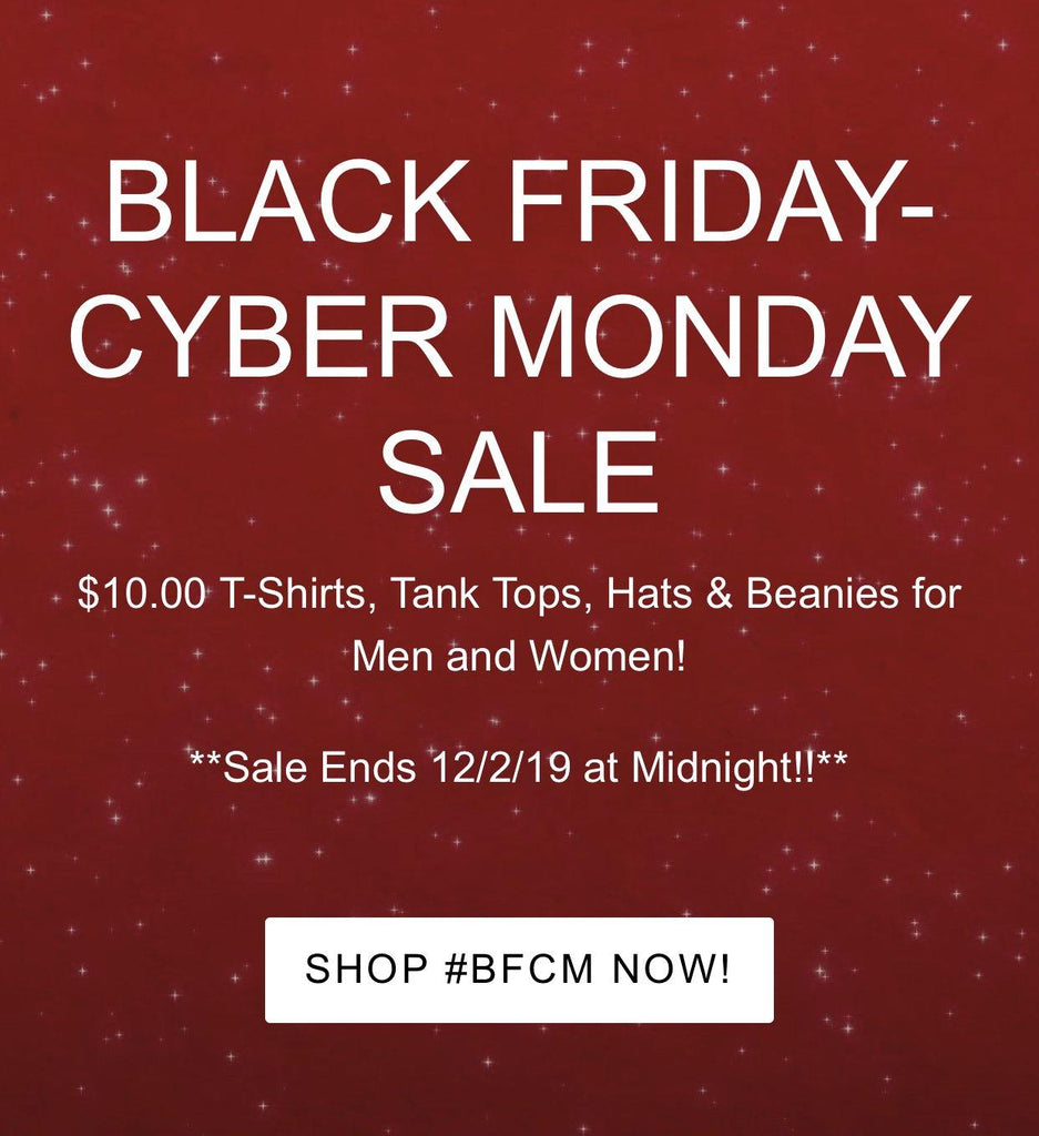 THIGHBRUSH® BLACK FRIDAY/CYBER MONDAY SALE! $10.00 Shirts, Hats, Tanks, Beanies! - THIGHBRUSH®