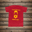 THIGHBRUSH® TACTICAL -  ARMED FORCES COLLECTION - "SEMPER THIGH" Men's T-Shirt - Scarlet and Gold