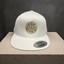 THIGHBRUSH® BEARD RIDING COMPANY - Flat Bill Trucker Snapback Hat - White with Gold