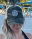 THIGHBRUSH® BEARD RIDING COMPANY - Criss-Cross Ponytail Trucker Snapback Hat - Camo