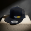 THIGHBRUSH® - DOUBLE TAKE - Flat Bill Trucker Snapback Hat - Black