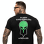 ALIEN THIGHBRUSH® - AREA 69 - Men's T-Shirt - Black