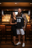 THIGHBRUSH® ATHLETICS - THIGHBRUSH 69 - MEN'S BASKETBALL JERSEY - BLACK