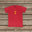 THIGHBRUSH® TACTICAL -  ARMED FORCES COLLECTION - "SEMPER THIGH" Men's T-Shirt - Scarlet and Gold