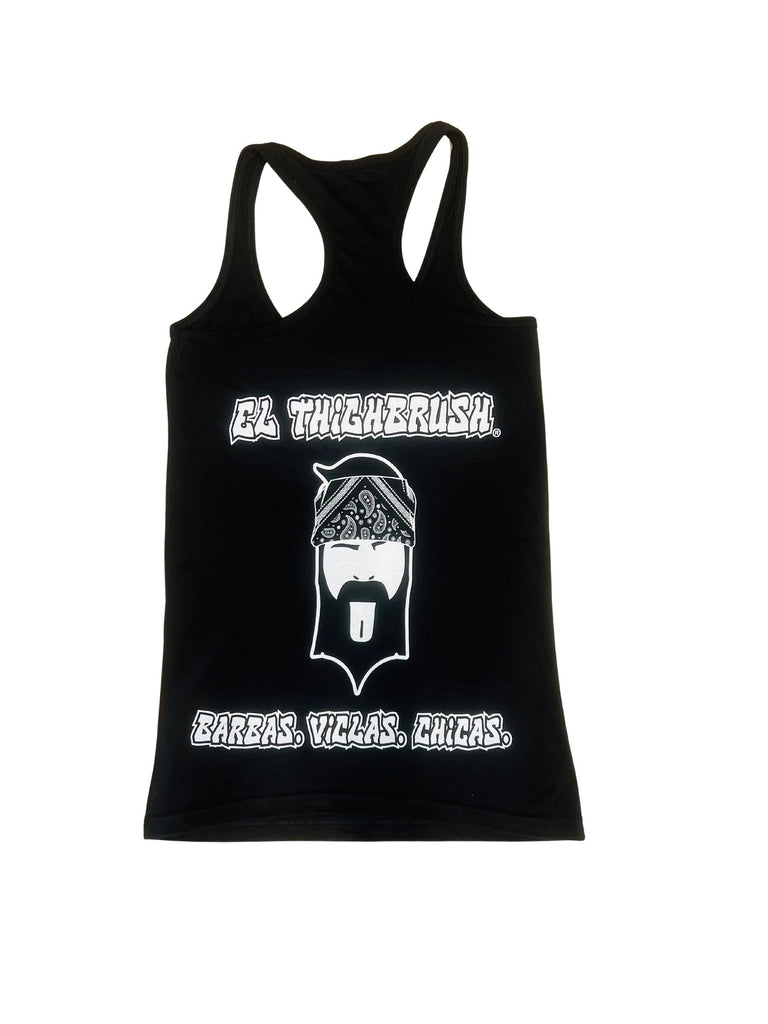EL THIGHBRUSH® - BARBAS. VICLAS. CHICAS. - Women's Tank Top - Black