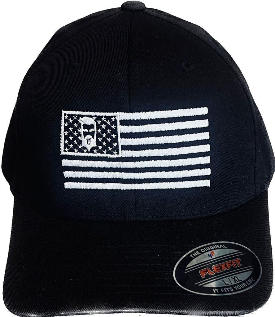 THIGHBRUSH® - Patriotic FlexFit Hat - Black