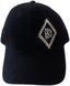 THIGHBRUSH® 69% ER DIAMOND COLLECTION - "Bling" Trucker Snapback Hat - Diamond Patch on Front Side - Black