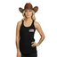 THIGHBRUSH® - STARS AND STRIPES - Women's Tank Top - Black