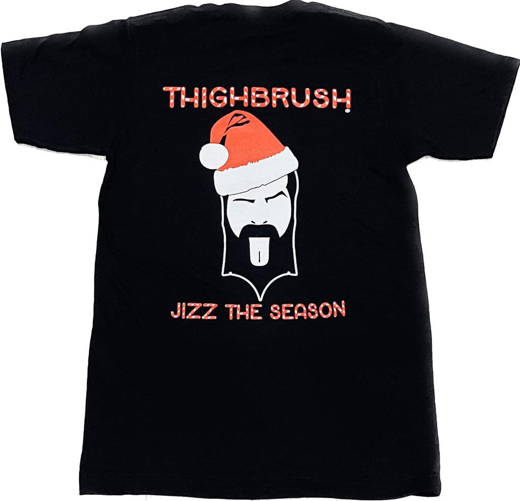 THIGHBRUSH® - JIZZ THE SEASON - Men's T-Shirt - Black