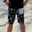 THIGHBRUSH® - LOGO BLAST - Men's Board Shorts - Black